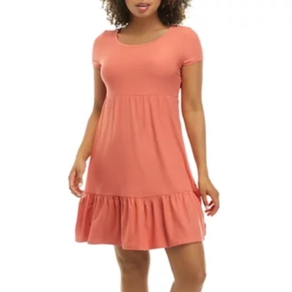 Planet Gold Peached Babydoll Dress